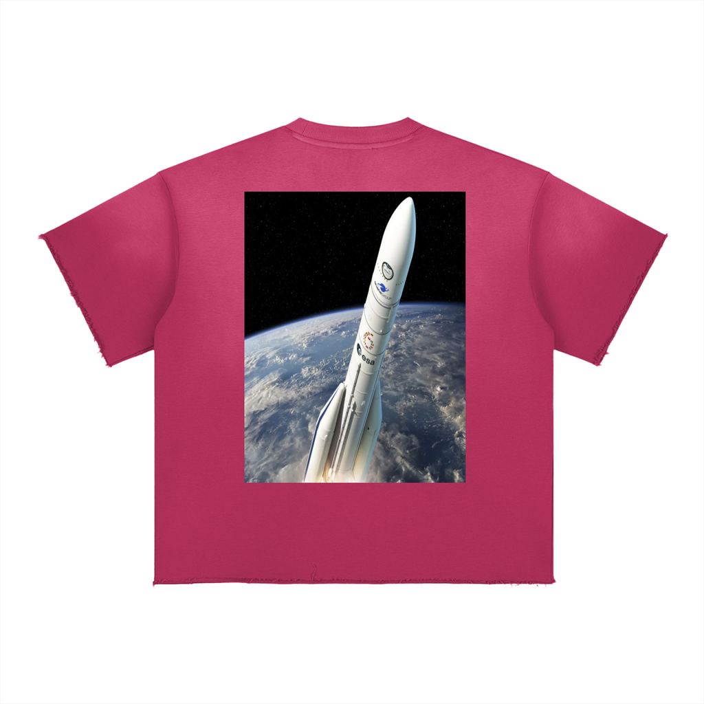 Sun Fade Raw Edge T-Shirt